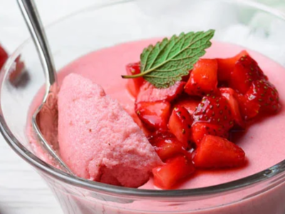 Mousse de Whey Protein de Morango TC