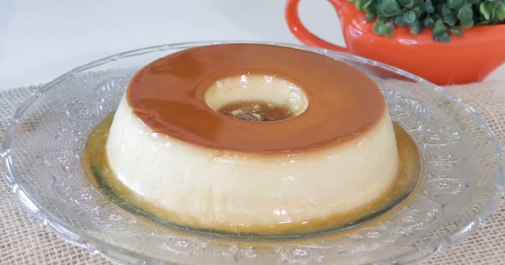 Pudim de leite ninho pronto