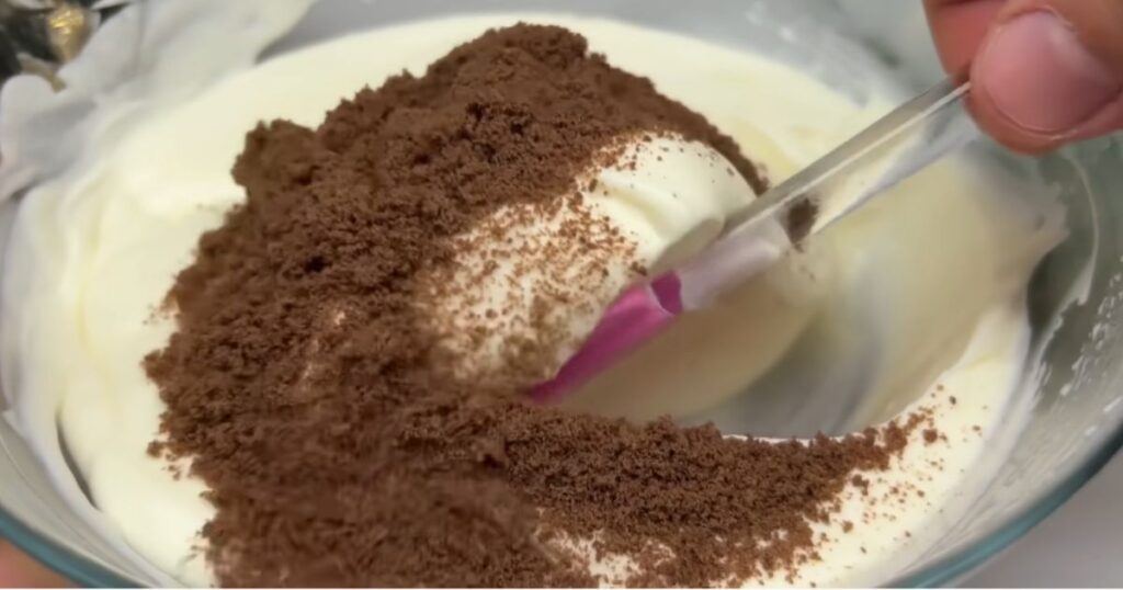 bolacha triturada na sobremesa