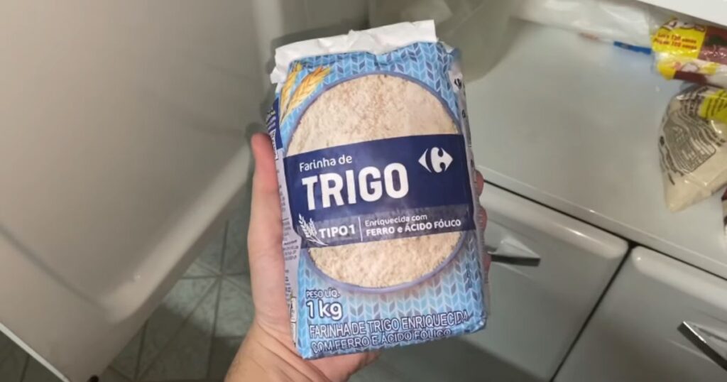 farinha de trigo pao