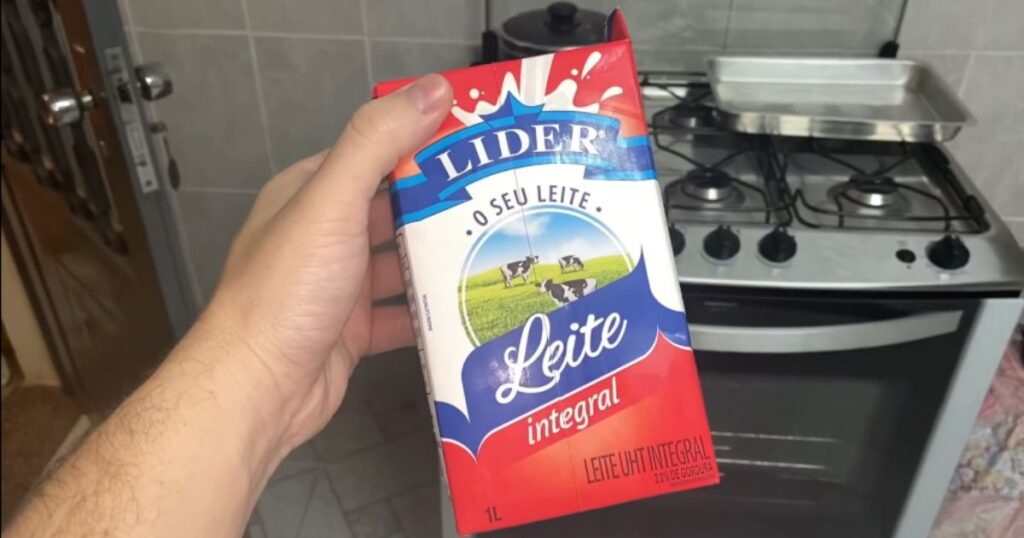 pao fermento de bolo quimico leite