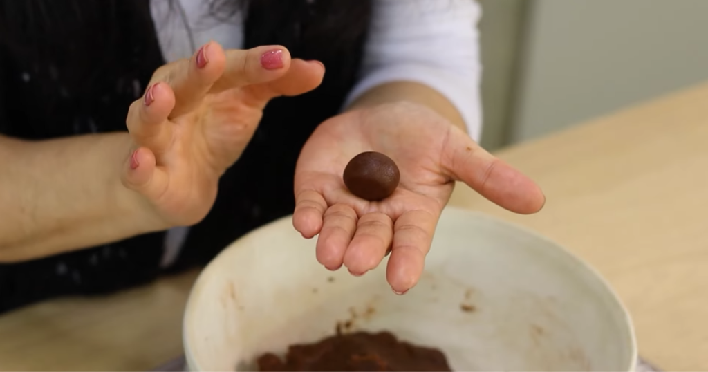 Biscoitinhos de café bolinha