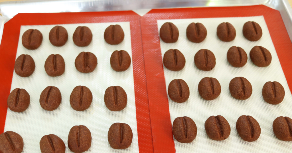 Biscoitinhos de café forma