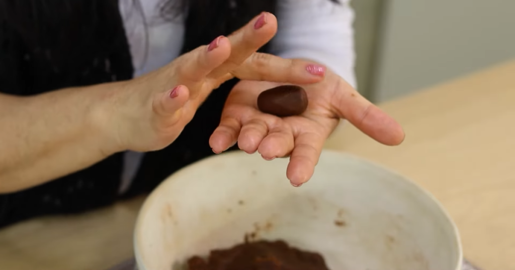 Biscoitinhos de café oval