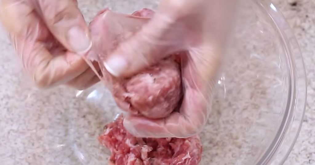 Pão de Linguiça sem pele