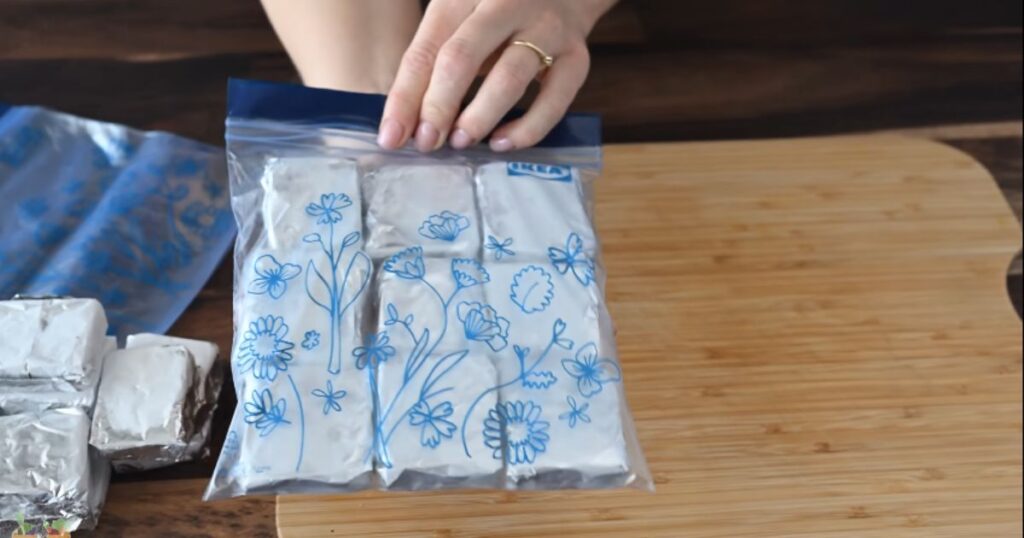 emabalar e congelar o caldo