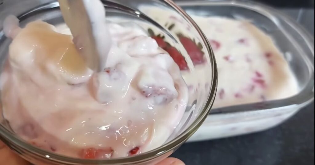 pirex sobremesa morango