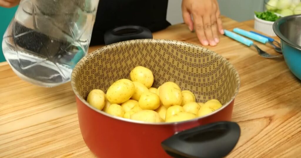 Batatinhas de festa agua