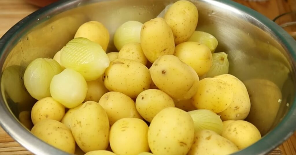 Batatinhas de festa cozida