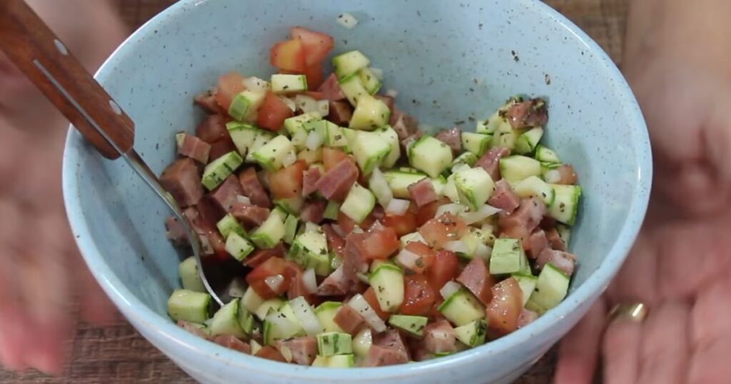 Quiche Delicioso sem massa recheio