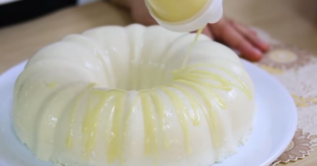 leite condensado a gosto no pudim