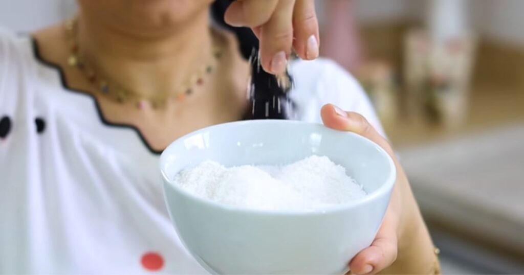 pudim com coco ralado