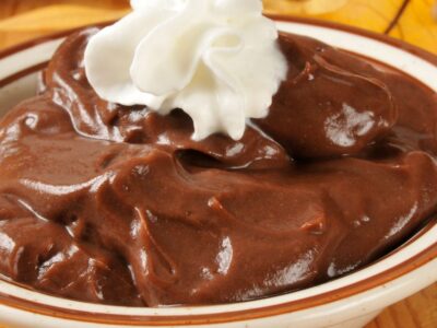 receita pudim de chocolate mousse