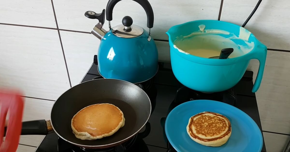 Panqueca Americana outro lado massa