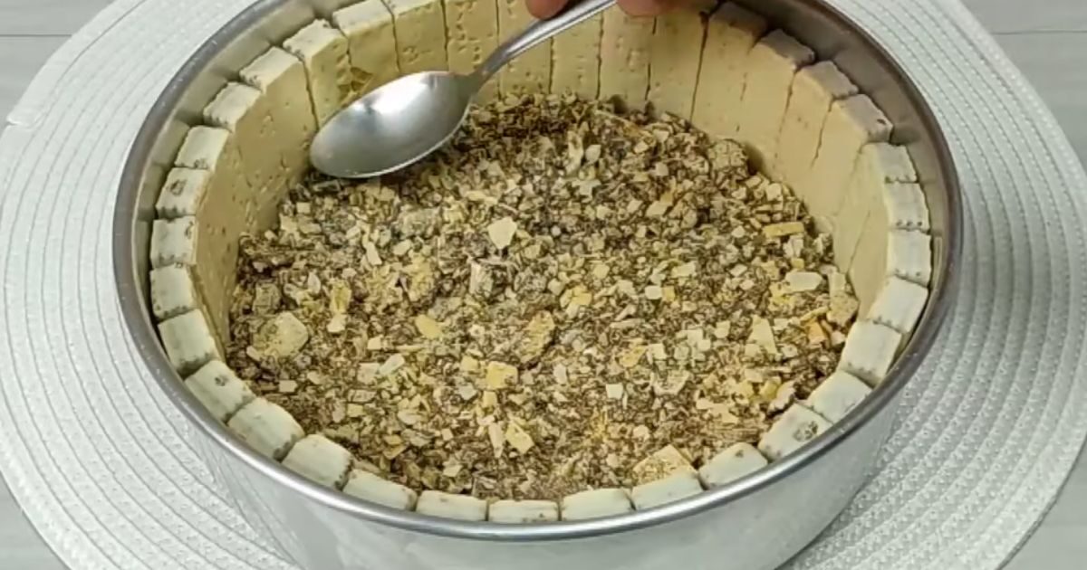 Sobremesa Maracujá bis quebrado fundo forma