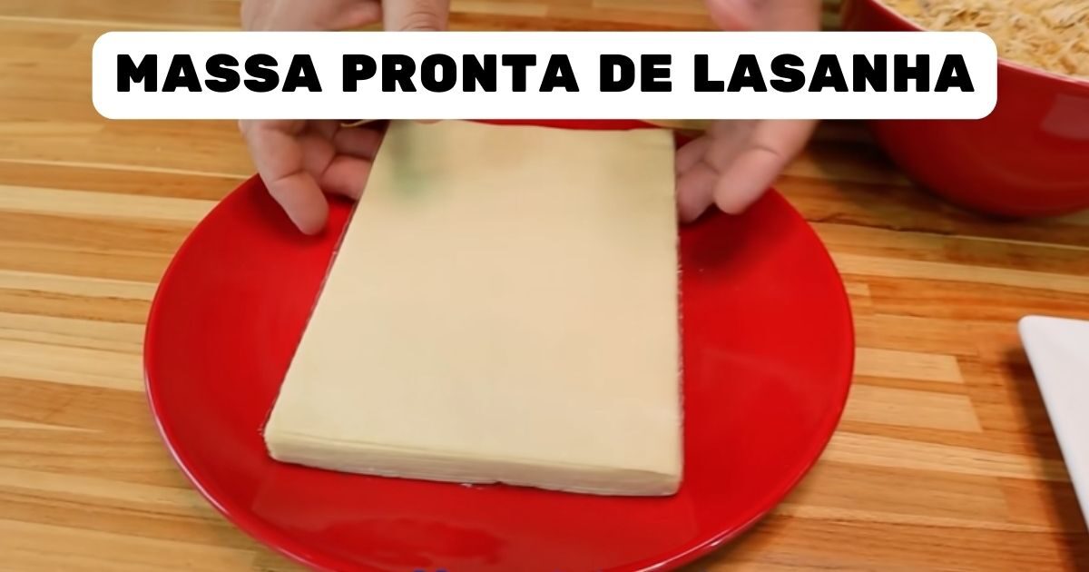lasanha de frango massa