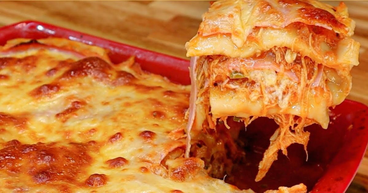 lasanha de frango receita