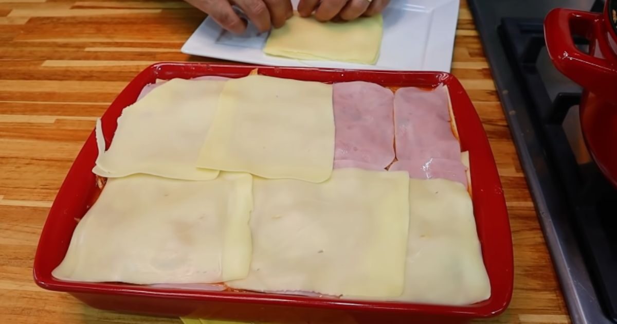 lasanha frango simples