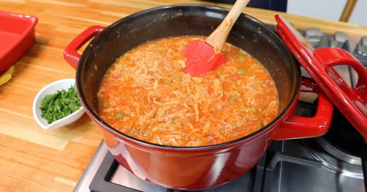 recheio de lasanha frango