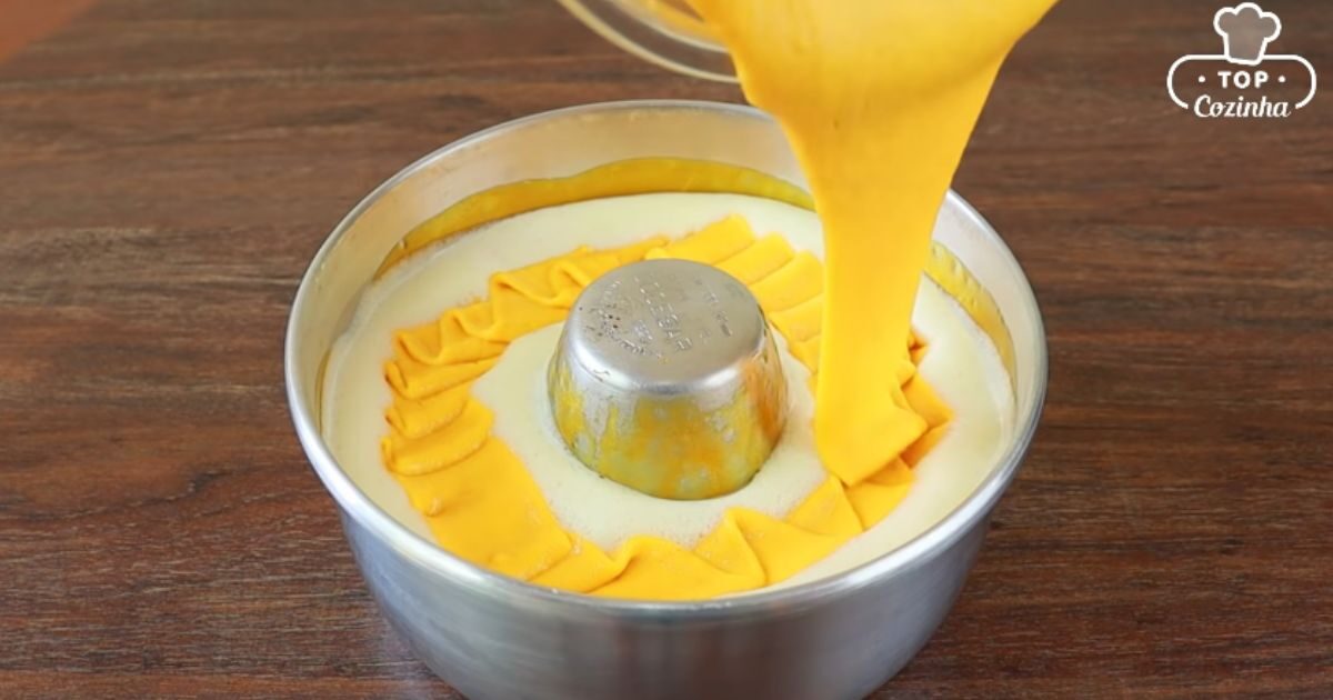 bolo pudim como fazer