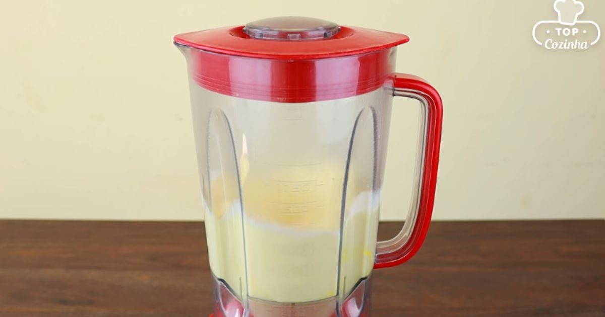 bolo pudim liquidificador