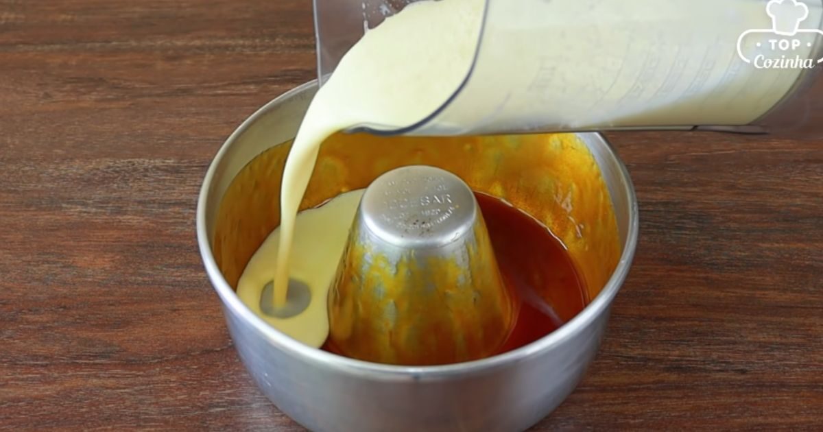 bolo pudim pudinzeira