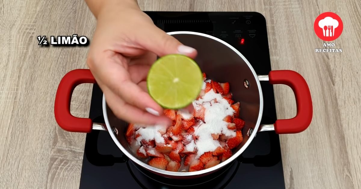 Geladinho Gourmet Morangos limao