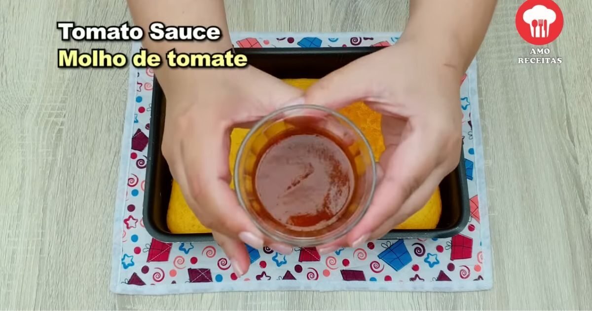 Pizza Fit Sem Farinha molho tomate