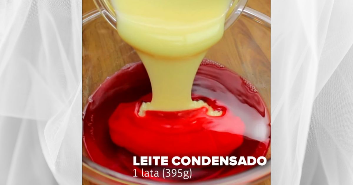 Salada de Frutas Cremosa com Gelatina