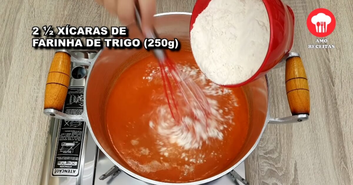 receita massa coxinha trigo