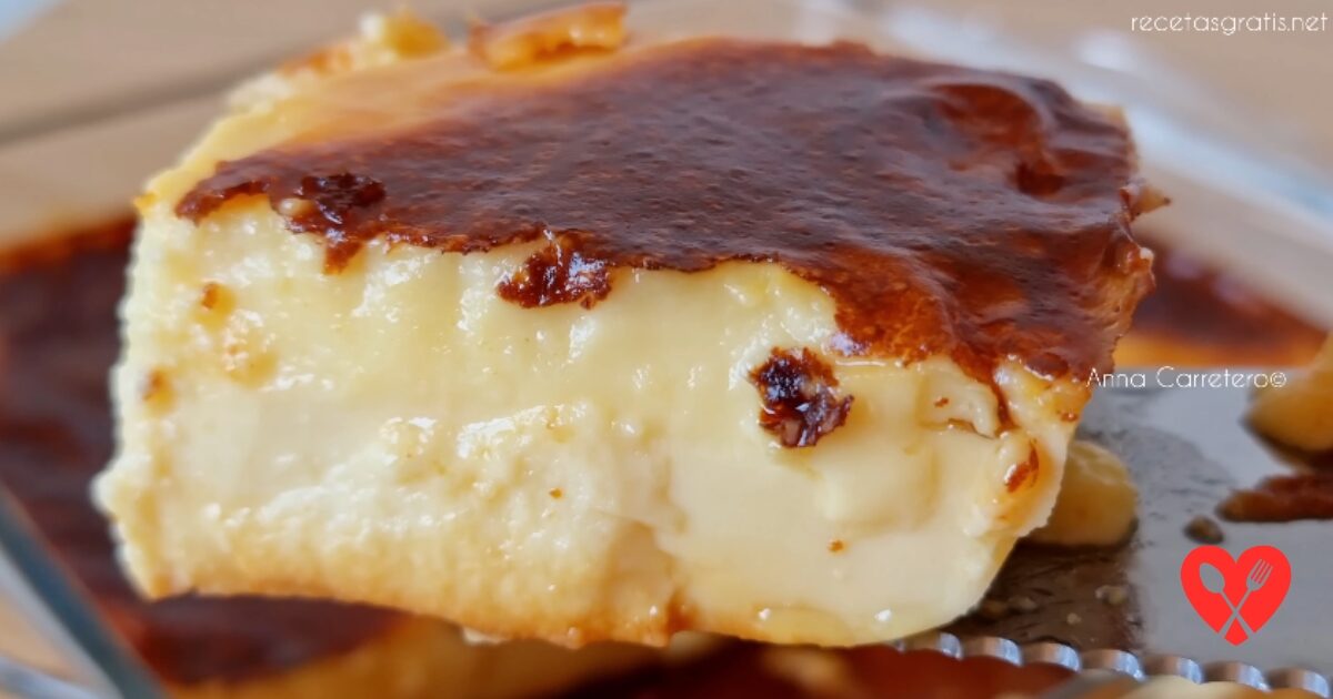 servir o pudim cremoso