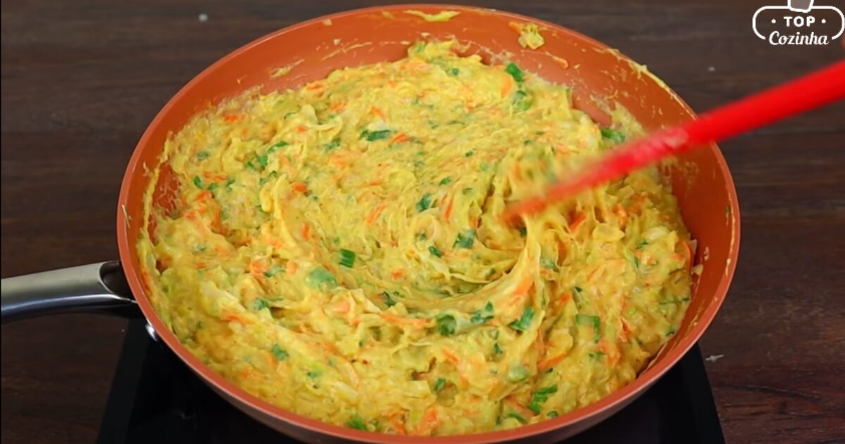 soufle repolho frigideira