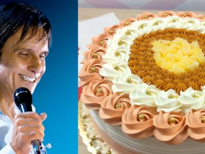 bolo aniversario roberto carlos rc 82 anos