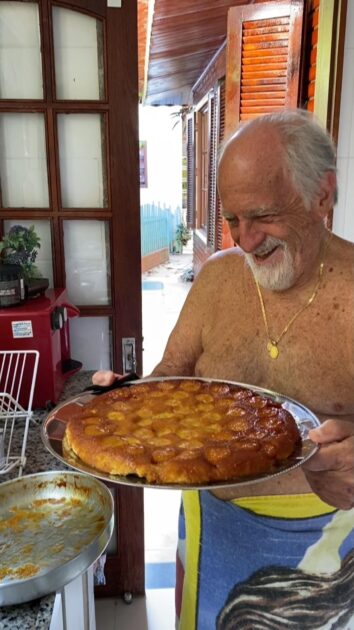 bolo bananas Ary Fontoura