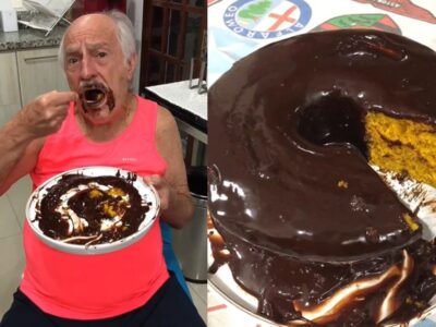 bolo cenoura ator ary fontoura