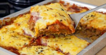Parmegiana de carne moída