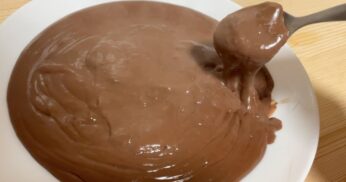 Mingau de chocolate