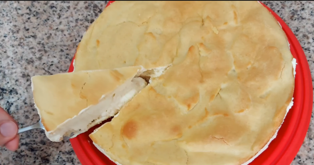 Bolo polonês Santa Clara fatia