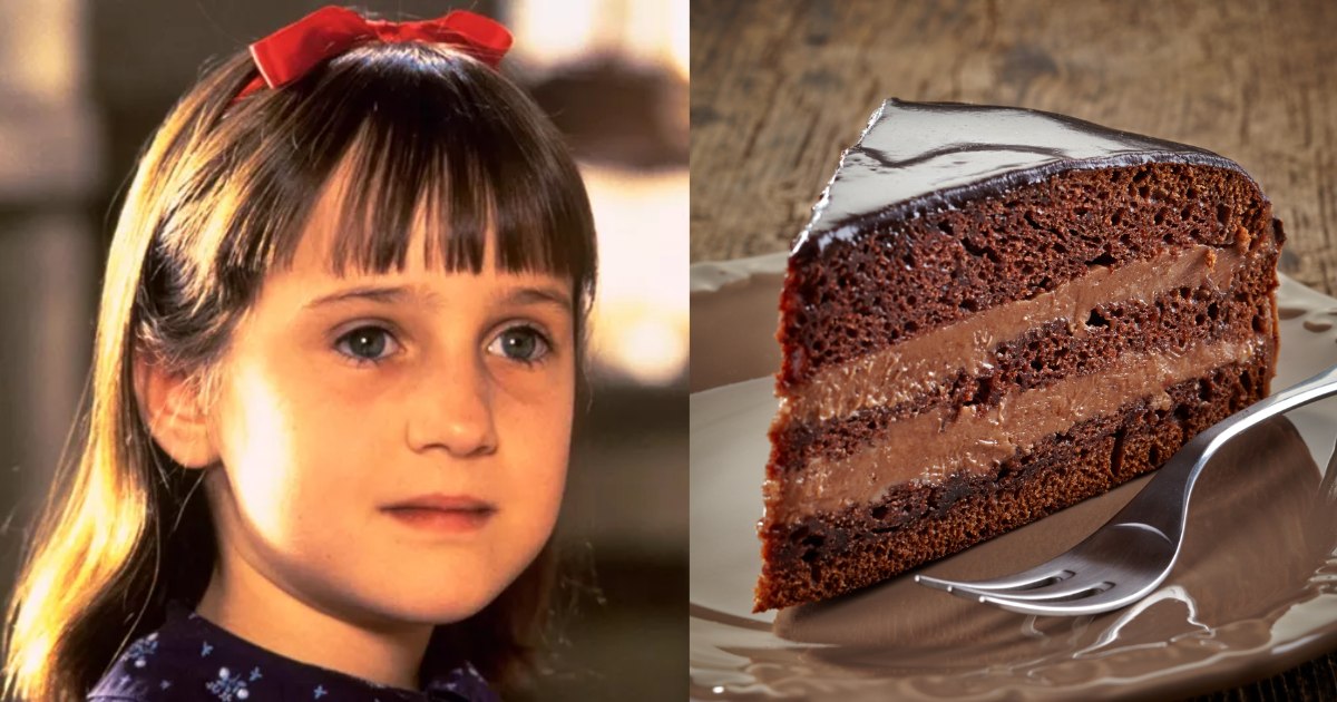 Bolo de chocolate do filme Matilda