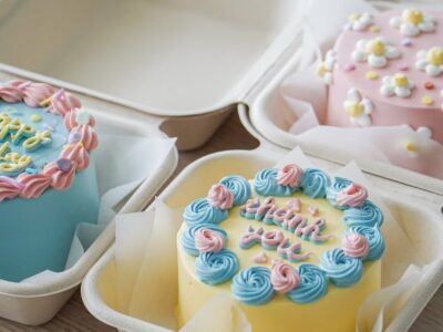 bolo escrito bento cake