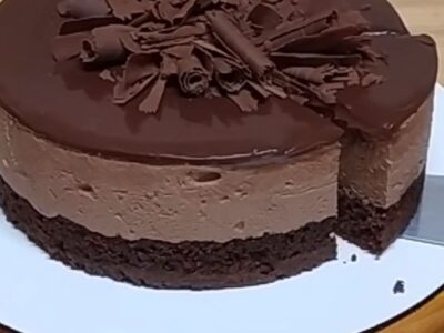 Bolo Mousse de Chocolate