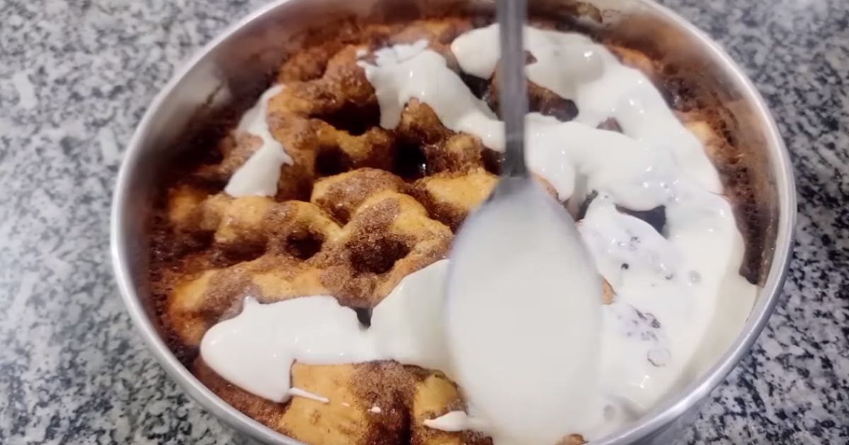 Bolo Sonho de Canela creme de leite