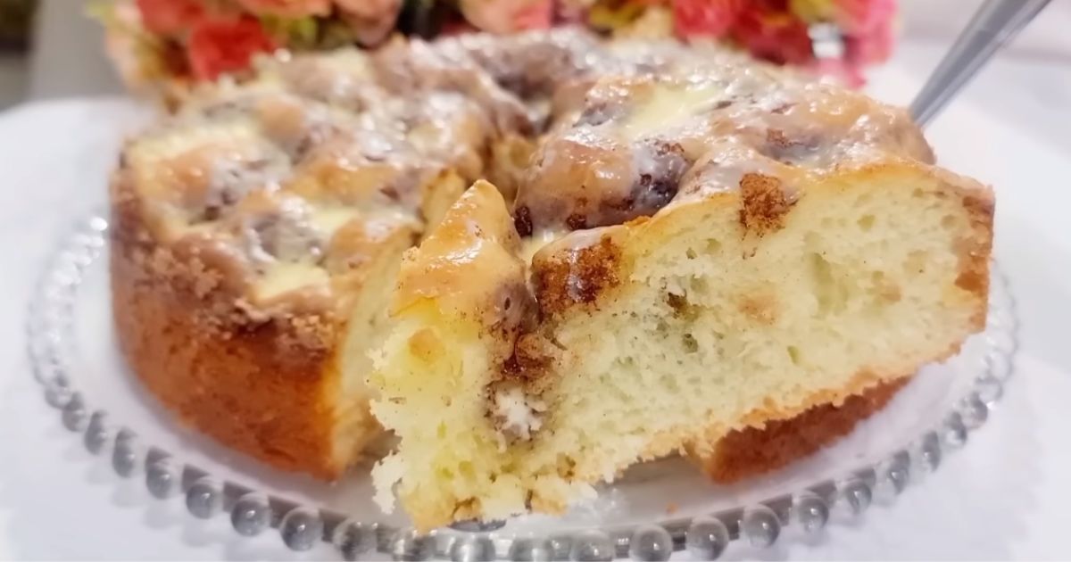 Bolo Sonho de Canela gostoso