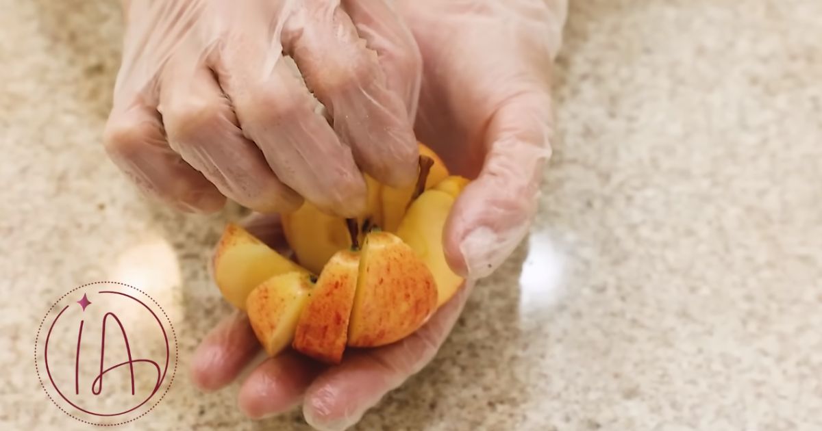 Bolo de Maçã cortes