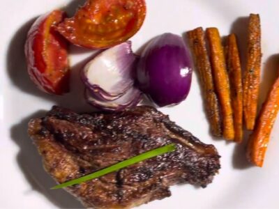 Churrasco de Picanha com Legumes