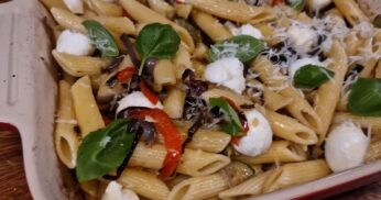 Macarrão Saboroso com Legumes Frescos