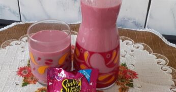 Batida de vinho com Sonho de Valsa
