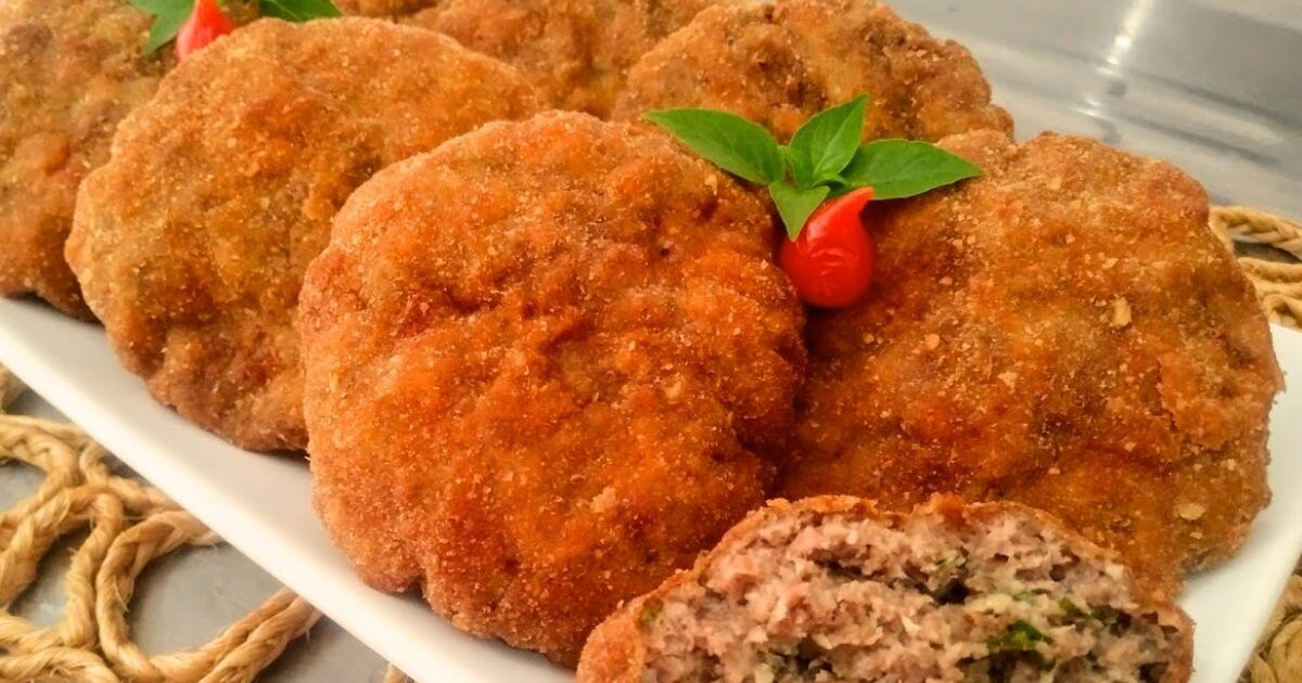 bolinho carne empanado