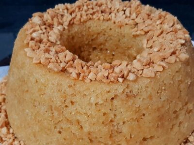 bolo amendoim fofinho