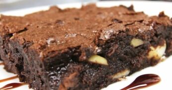 Brownie de Nutella com Nozes
